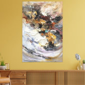 Acryl abstract schilderen canvas afdruk (Insitu (Woonkamer))