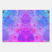 acryl abstracte kunst in levendige kleuren inpakpapier vel (Voorkant)