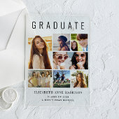 Acryl Afstuderen aankondiging