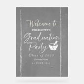 Acryl Apotheek Afstuderen Party Welkomstbord Acryl Bord (Voorkant)