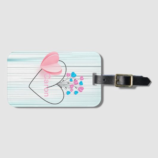 “Acryl Bagagelabel (Voorkant (horizontaal))