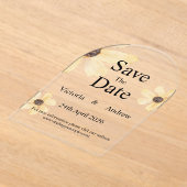 Acryl Bewaar de datum Kaart Uitnodigingen (Laagn)