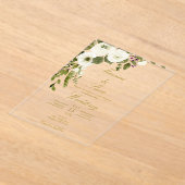 Acryl bewerkbare huwelijksuitnodiging acryl uitnodigingen (Laagn)