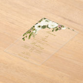 Acryl bewerkbare huwelijksuitnodiging uitnodigingen (Laagn)