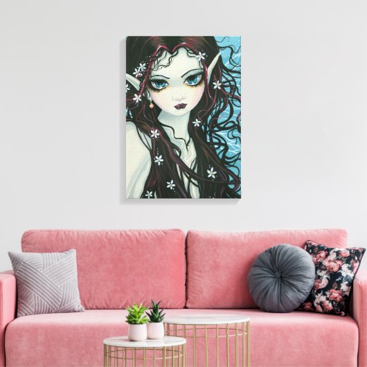 Acryl Big Eye Galerij Verpakte Canvas Print (Insitu (Woonkamer))