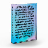 Acryl Bijbeltekst Blok - Jesaja 41:10, 13 (Links)