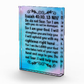 Acryl Bijbelvers Blok - Jesaja 41:10, 13 (Rechts)