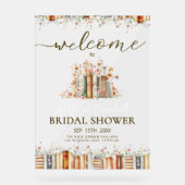 Acryl Bruiloft Bridal Shower Welkom -Nieuw Soort L Acryl Bord (Voorkant)