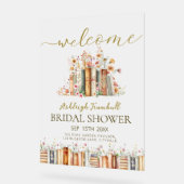 Acryl Bruiloft Bridal Shower Welkom Verhaal Boek S Acryl Bord (Hoek)