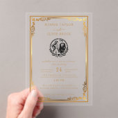 Acryl bruiloft uitnodiging met uw foto moment (Insitu (Draagbaar))