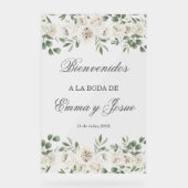 Acryl bruiloft welkom teken in het Spaans Acryl Bord (Voorkant)