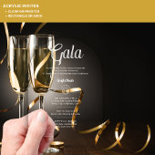 Acryl Clear Corporate Gala Award Ceremonie Modern Acryl Uitnodigingen