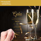 Acryl Clear Corporate Gala Award Ceremonie Modern Acryl Uitnodigingen