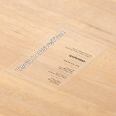 Acryl Clear Tech Innovatie Bedrijfsevenementen Acryl Uitnodigingen (Laagn)