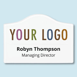 Acryl Deurnaam Bord Kantoor Deurteken met Logo Deurbordjes