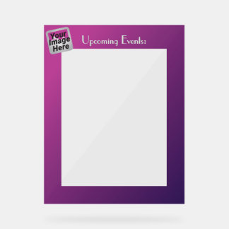 Acryl Display Lijst 8.5x11 Slip Sheet Lijst