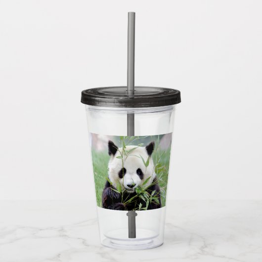 Acryl drinkbeker. Foto: reuzenpanda, panda-wedstri Acryl Drinkbeker (Voorkant)