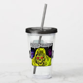 Acryl drinkbeker met 1950's HORROR Comics (Achterkant)