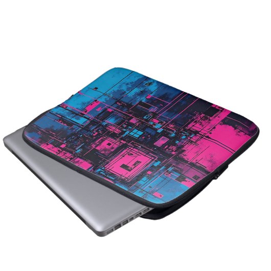 Acryl één laptop sleeve (Voorkant onderkant)