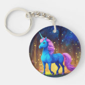 Acryl eenhoorn Sleutelhanger (Voorkant)