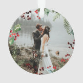 Acryl eerste kerst Ornamenten - de heer en mevrouw (achterkant)