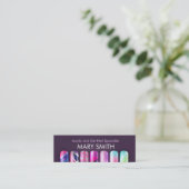 Acryl en Gel Nail Specialist Visitekaartje (Staand voorkant)