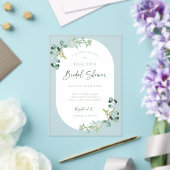 Acryl Eucalyptus Vrijgezellenfeest Uitnodiging (Insitu (Huwelijk))