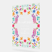 Acryl Fiesta de nacht voor bruiloft teken Acryl Bord (Hoek)