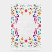 Acryl Fiesta de nacht voor bruiloft teken Bord (Voorkant)