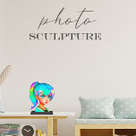 Acryl foto Sculpture.Maakt van een foto een standb Fotobeeldje Magneet<br><div class="desc">Unieke stand-up acryl foto beeldhouwwerk beeldje. Creëer uw eigen gepersonaliseerde huis of kantoor decor door het uploaden van gekoesterde digitale afbeeldingen of foto's! Met de aangepaste fotosculpturen van Zazzle kunt u uw geliefde afbeelding of portret omzetten in een uniek aandenken, waarbij uw foto of digitaal afbeelding wordt omgezet in een...</div>