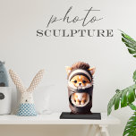 Acryl foto Sculpture.Maakt van een foto een standb Staand Fotobeeldje<br><div class="desc">Unieke stand-up acryl foto beeldhouwwerk beeldje. Creëer uw eigen gepersonaliseerde huis of kantoor decor door het uploaden van gekoesterde digitale afbeeldingen of foto's! Met de aangepaste fotosculpturen van Zazzle kunt u uw geliefde afbeelding of portret omzetten in een uniek aandenken, waarbij uw foto of digitaal afbeelding wordt omgezet in een...</div>