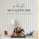 Acryl foto Sculpture.Maakt van een foto een standb Staand Fotobeeldje<br><div class="desc">Unieke stand-up acryl foto beeldhouwwerk beeldje. Creëer uw eigen gepersonaliseerde huis of kantoor decor door het uploaden van gekoesterde digitale afbeeldingen of foto's! Met de aangepaste fotosculpturen van Zazzle kunt u uw geliefde afbeelding of portret omzetten in een uniek aandenken, waarbij uw foto of digitaal afbeelding wordt omgezet in een...</div>
