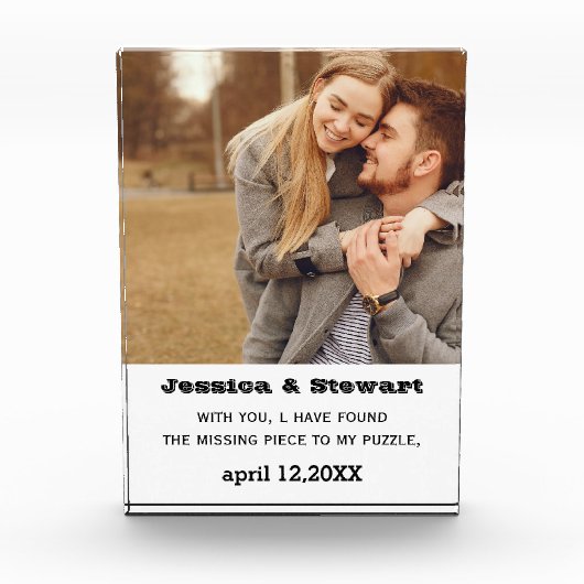 Acryl fotoblok | Couples Gift Relatie (Voorkant)