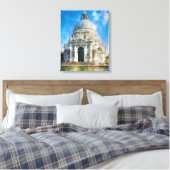 Acryl gebouw canvas afdruk (Insitu (Slaapkamer))