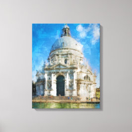 Acryl gebouw canvas afdruk