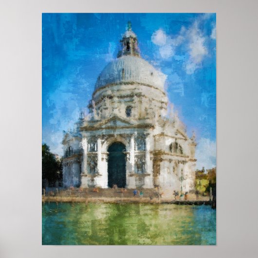 Acryl gebouw  poster (Voorkant)