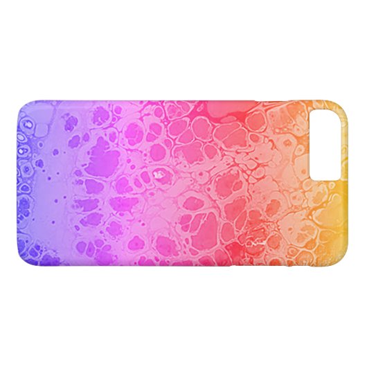 Acryl giet op canvas. Case-Mate iPhone case (Achterkant (Horizontaal))