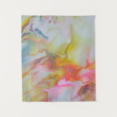 Acryl giet perfect gemengde pastel wandkleed (Voorkant)
