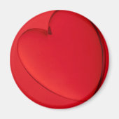 Acryl hartvorm miniatuur magneet (Voorkant)