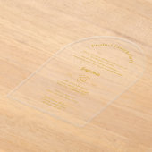 Acryl Heldere Productlancering Bedrijfs Evenemente Uitnodigingen (Laagn)