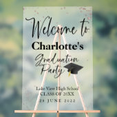 Acryl High School Glitter Welkom Party Sign Bord (Neutraal)