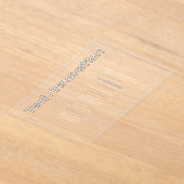 Acryl Klar Tech Innovatie Bedrijfs Evenementen Acryl Uitnodigingen (Laagn)