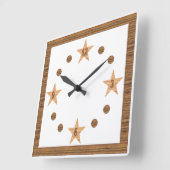Acryl klok, Vierkant TOP DESIGN CLOCK Vierkante Klok (Hoek)