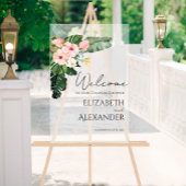 Acryl koppels Douche welkomstbord | tropisch Acryl Bord