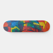 Acryl Kunst Skateboard (Horizontaal)