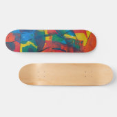 Acryl Kunst Skateboard (Horizontaal)