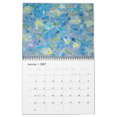 Acryl kunstwerk wandkalender kalender (Jan 2027)