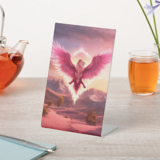 Acryl L staat ,voor reclame Reclamebord Met Voetstuk