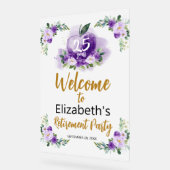 Acryl leraar pensioen welkomstbord | Appel Acryl Bord (Hoek)