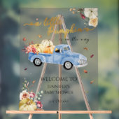 Acryl Little Pumpkin Baby shower Welkomstbord Acryl Bord (Neutraal)